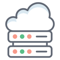 Cloud Server  Icon