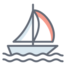 Bootfahren  Symbol