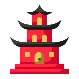 Chinese Temple  Icon