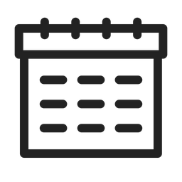 Calendario  Icono