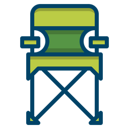 Folded Chair  Icon