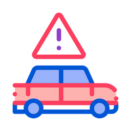 Car Warning  Icon