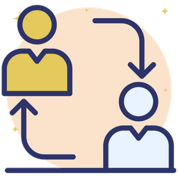 Employee Transfer  Icon