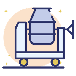 Cement Mixer  Icon