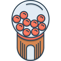 Bubble Gum Machine  Icon