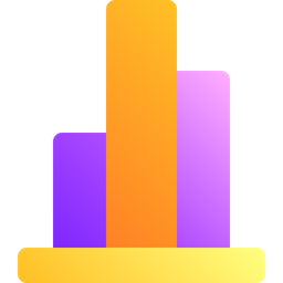 Gráfico de barras  Ícone