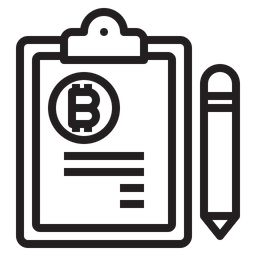 Bitcoin Clipboard  Icon