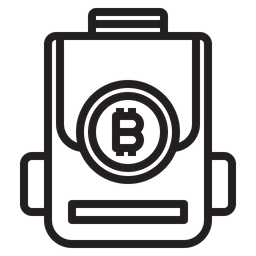 Bitcoin Bag  Icon