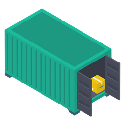 Container Loading  Icon