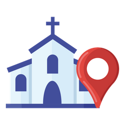 Localização da igreja  Ícone