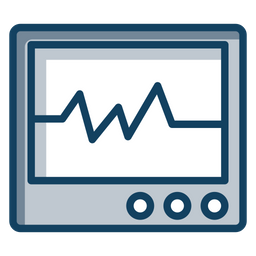 Monitor de ecg  Ícone