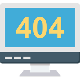 404 Error  Icon