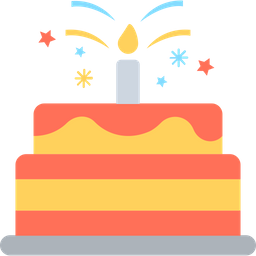 Pastel de cumpleaños  Icono