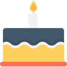 Pastel de cumpleaños  Icono