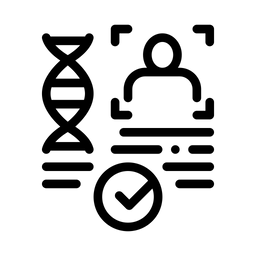 DNA-Übereinstimmung  Symbol