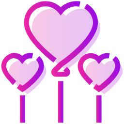 Heart Balloon  Icon