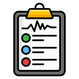 EKG-Bericht  Symbol