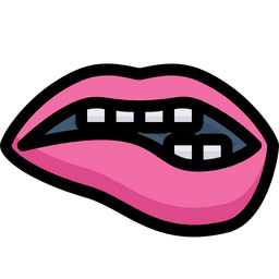 Bites Her Lip  Icon