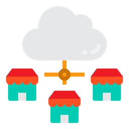 Cloud Store Connection  Icon