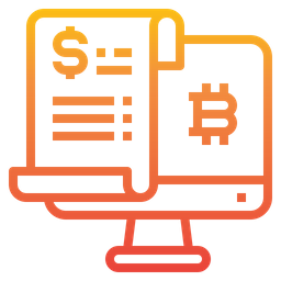 Bitcoin Statement  Icon