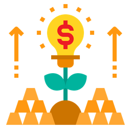 Currency Growth  Icon