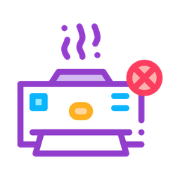 고장난 프린터  아이콘