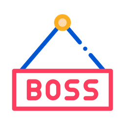 Boss Hanging Board  Icon