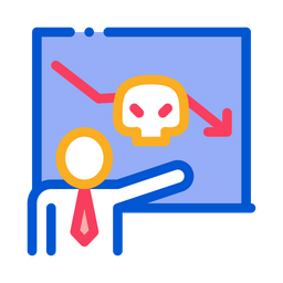 Business Loss Chart  Icon