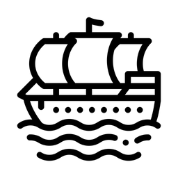 Piratenschiff  Symbol