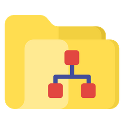 Folder Sitemap  Icon