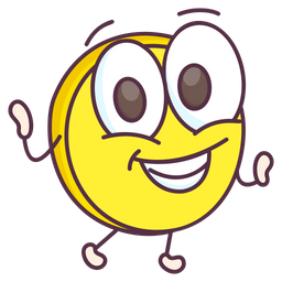 Happy Coin Emoji  Icon