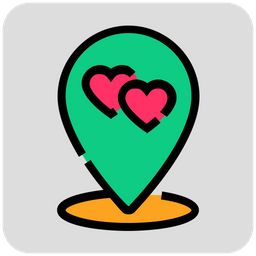 Dating Location  Icon