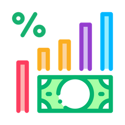 Finanzzinsen  Symbol