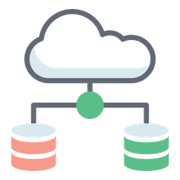 Cloud Dataserver  Icon