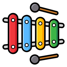 Xylophone Mallets Musical Instrument Icon