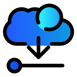 Cloud Download  Icon