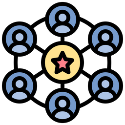 Customer Network  Icon