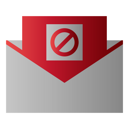 Bloquear e-mail  Ícone