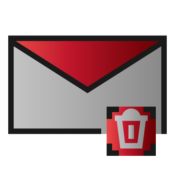 Delete Mail  Icon