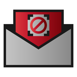 Block Mail  Icon