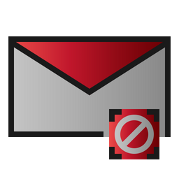 Block Mail  Icon