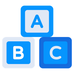 Alphabetic  Blocks  Icon