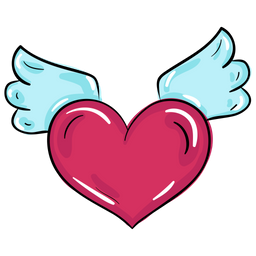 Heart Wings Flying Heart Relationship アイコン