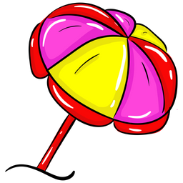 Beach Umbrella Parasol Insurance Icon