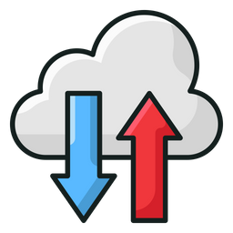 Cloud Data  Icon