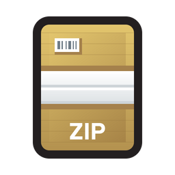 압축 파일 zip  아이콘