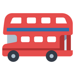 Double Decker Bus  Icon