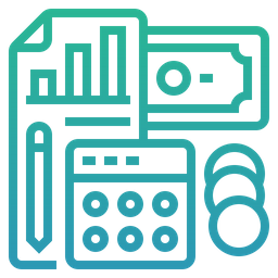 Finanças e contabilidade  Ícone