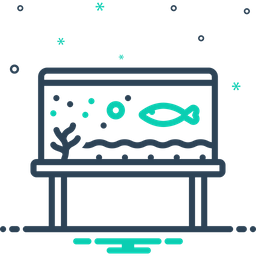 Acuario de peces  Icono