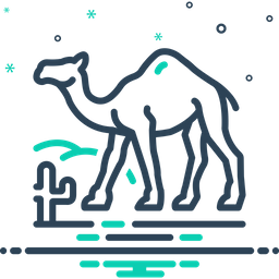 Camel Desert  Icon